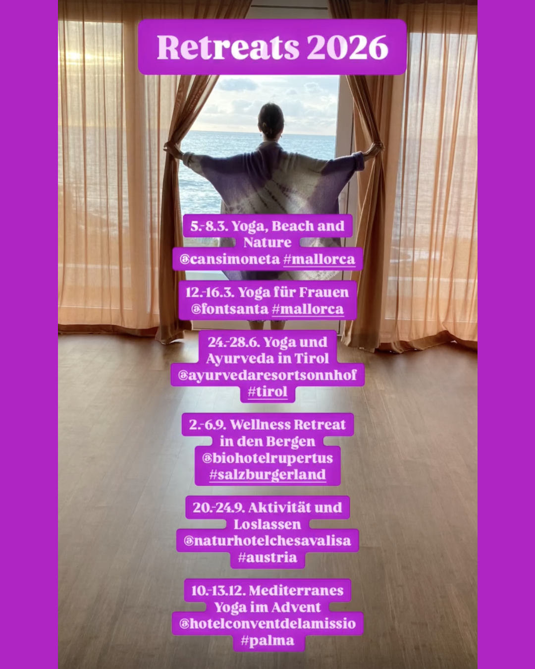 Yoga Retreats Termine